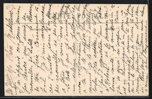 AK Quarré-les-Tombes, La Poste