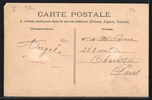 AK Misy, Bords de l`Yonne avec des habitants et une péniche