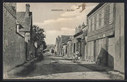 AK Serbonnes, Une rue