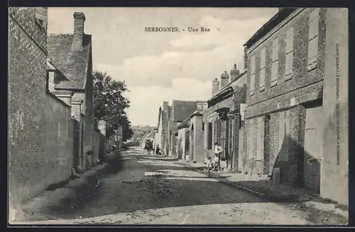 AK Serbonnes, Une rue