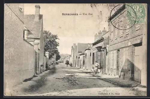 AK Serbonnes, Une rue