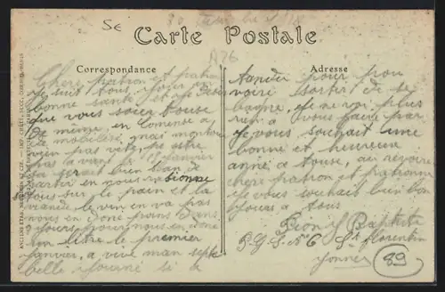 AK Saint-Florentin, La Rue Dilo vers la Place des Fontaines