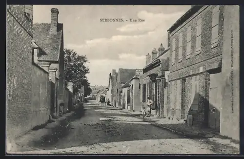 AK Serbonnes, Une Rue
