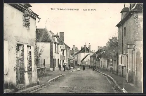 AK Villiers-Saint-Benoît, Rue de Paris