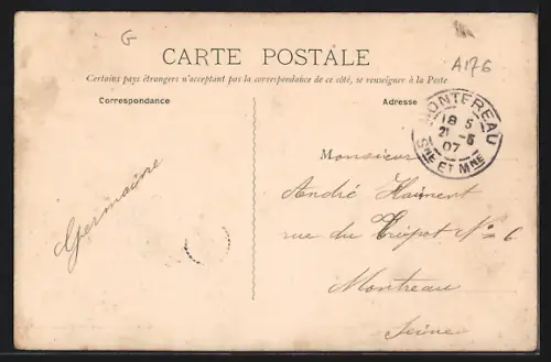 AK Ancy-le-Franc, Usine de La Comelle et son reflet sur l`eau calme