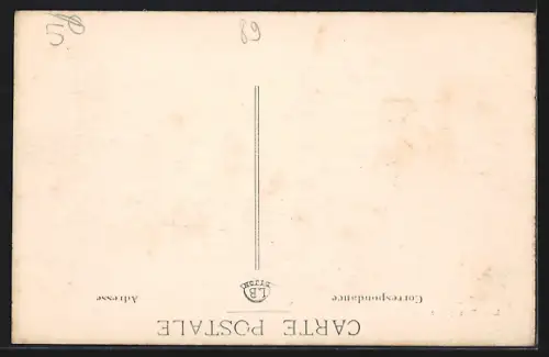 AK Flogny, École des Filles avec enfants et cycliste devant le bâtiment