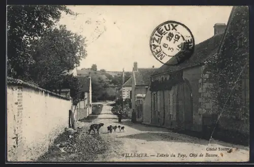 AK Villemer, Entrée du pays, côté de Bassou