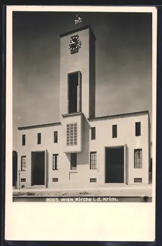 AK Wien, Kirche in der Krim, Frontansicht