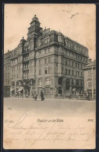 AK Wien, Theater an der Wien, Ansicht von der Strasse