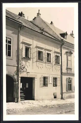AK Eisenstadt, Joseph Haydns Wohnhaus, Strassenansicht