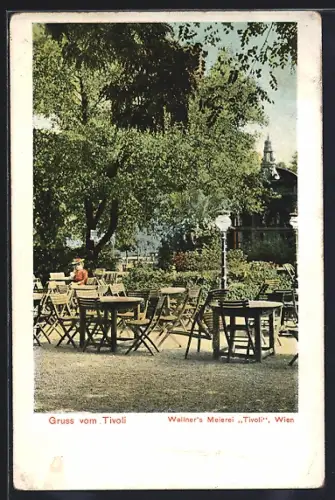 AK Wien, Wallner`s Restaurant Meierei Tivoli
