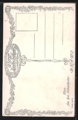 Künstler-AK Wien, Am Hof, Urbanikeller am Hof