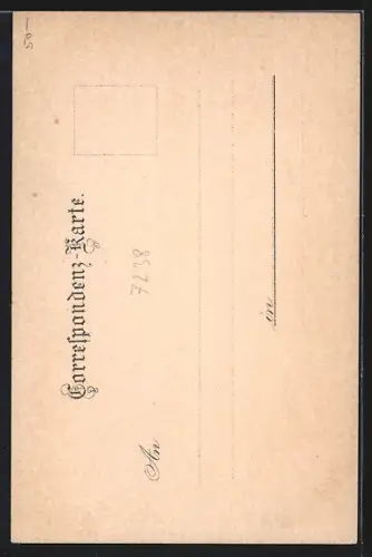 Künstler-AK Wien, Rathaus m. Person