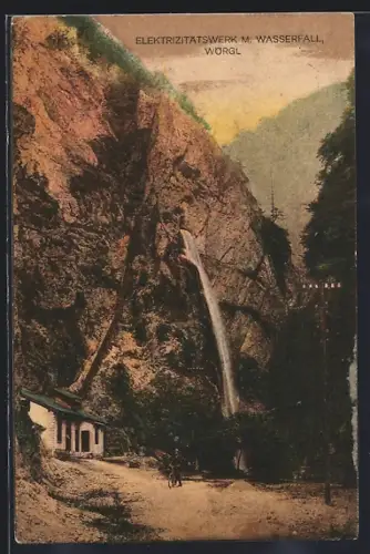AK Wörgl, Elektrizitätswerk mit Wasserfall