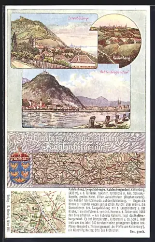 AK Kahlenberg, Leopolsberg, Kahlenbergerdorf, Totalansicht
