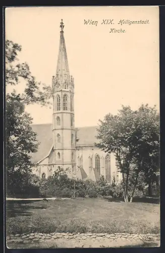 AK Wien-Heiligenstadt, Blick zur Kirche