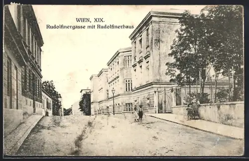 AK Wien, Rudolfinergasse mit Rudolfinerhaus
