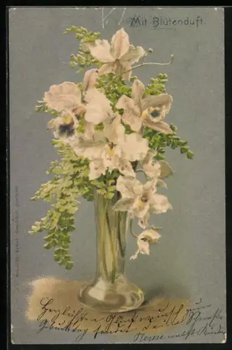 Duft-AK Blumen in schöner Vase