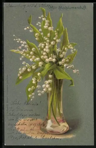 Duft-AK Maiblumen in hübscher Vase