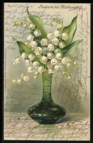 Duft-AK Maiglöckchen in einer Vase
