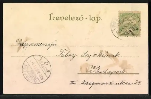 AK Fröhliche Ostern, Osterhasenfamilie malt Eier bunt an