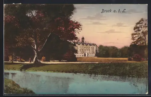 AK Bruck a. d. Leitha, Partie am Fluss