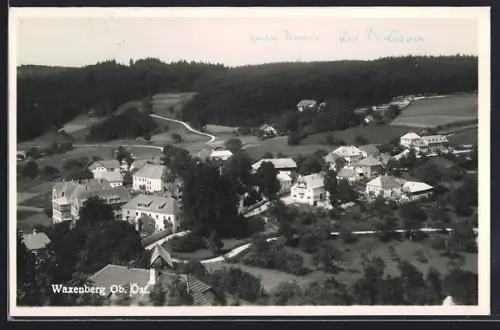 AK Waxenberg /Ob.-Öst., Gesamtansicht aus der Vogelschau