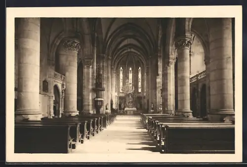 AK Wien, Inneres der Pfarrkirche St. Elisabeth