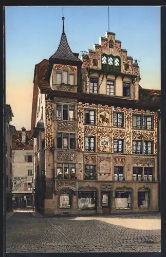 AK Luzern, Ansicht vom Dornacherhaus
