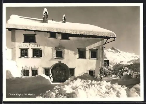 AK St. Moritz, Chesa Veglia A. D. 1658