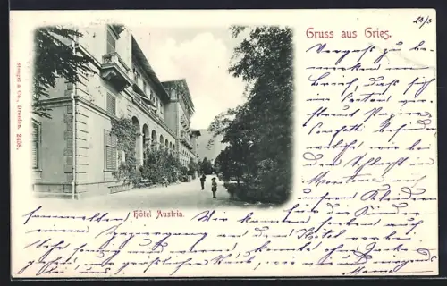 AK Gries, Hotel Austria