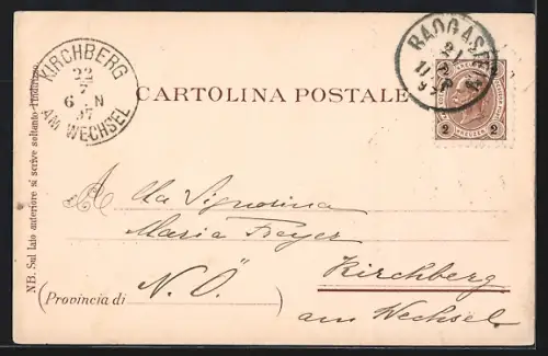 Lithographie Milano, Scala, Duomo, Monumento a Garibaldi