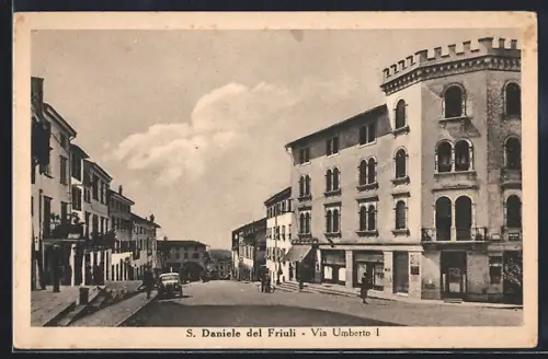 AK San Daniele del Friuli, Via Umberto I.