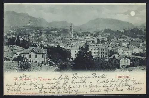 Mondschein-AK Varese, Panorama