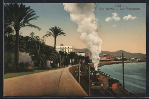 AK San Remo, La Promenade