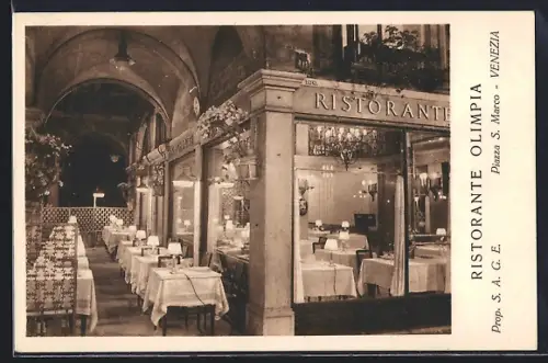 AK Venezia, Ristorante Olimpia, Piazza S. Marco