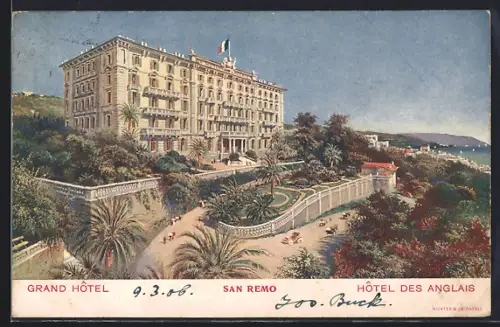 AK San Remo, Hotel des Anglais