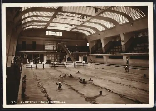 AK L`Aquila, Interno Piscina Comunale