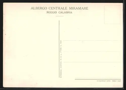 AK Reggio Calabria, Albergo Centrale Miramare