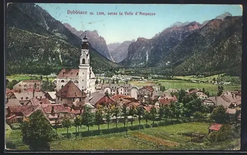 AK Dobbiaco, Dobbiaco verso la Valle d`Ampezzo