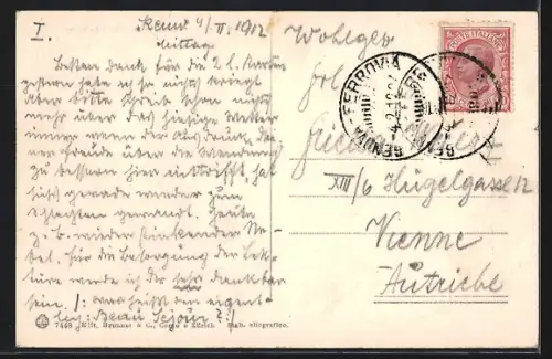 AK San Remo, Corso Imperatrice, La Passeggiata