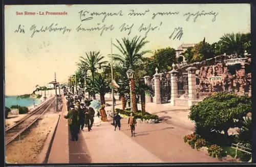 AK San Remo, La Promenade