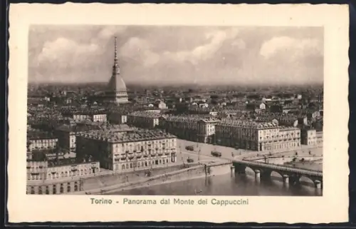 AK Torino, Panorama dal Monte dei Cappuccini