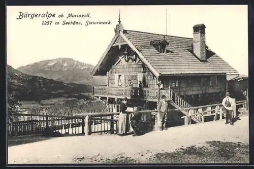 AK Mariazell, Gasthaus Bürgeralpe