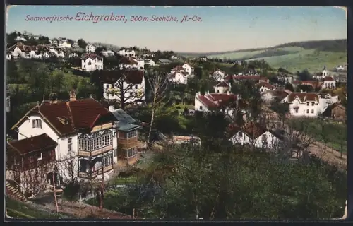 AK Eichgraben /N.-Oe., Ortsansicht aus der Vogelschau