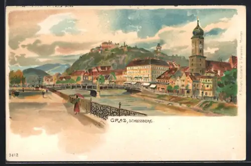Lithographie Graz, Schlossberg