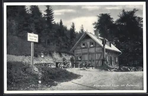 AK Mariazell, Alpengasthaus Egger am Zellerrain