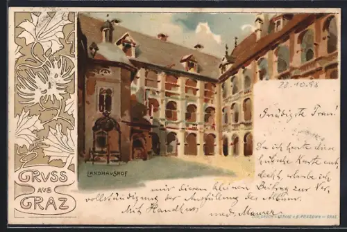 Lithographie Graz, Landhaushof