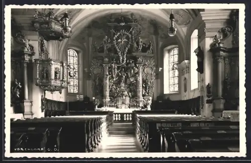 AK Vorchdorf /O. Ö., Kirche, Innenansicht