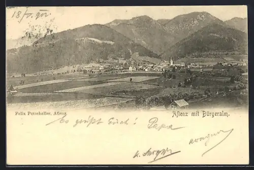 AK Aflenz, Teilansicht mit Bürgeralm